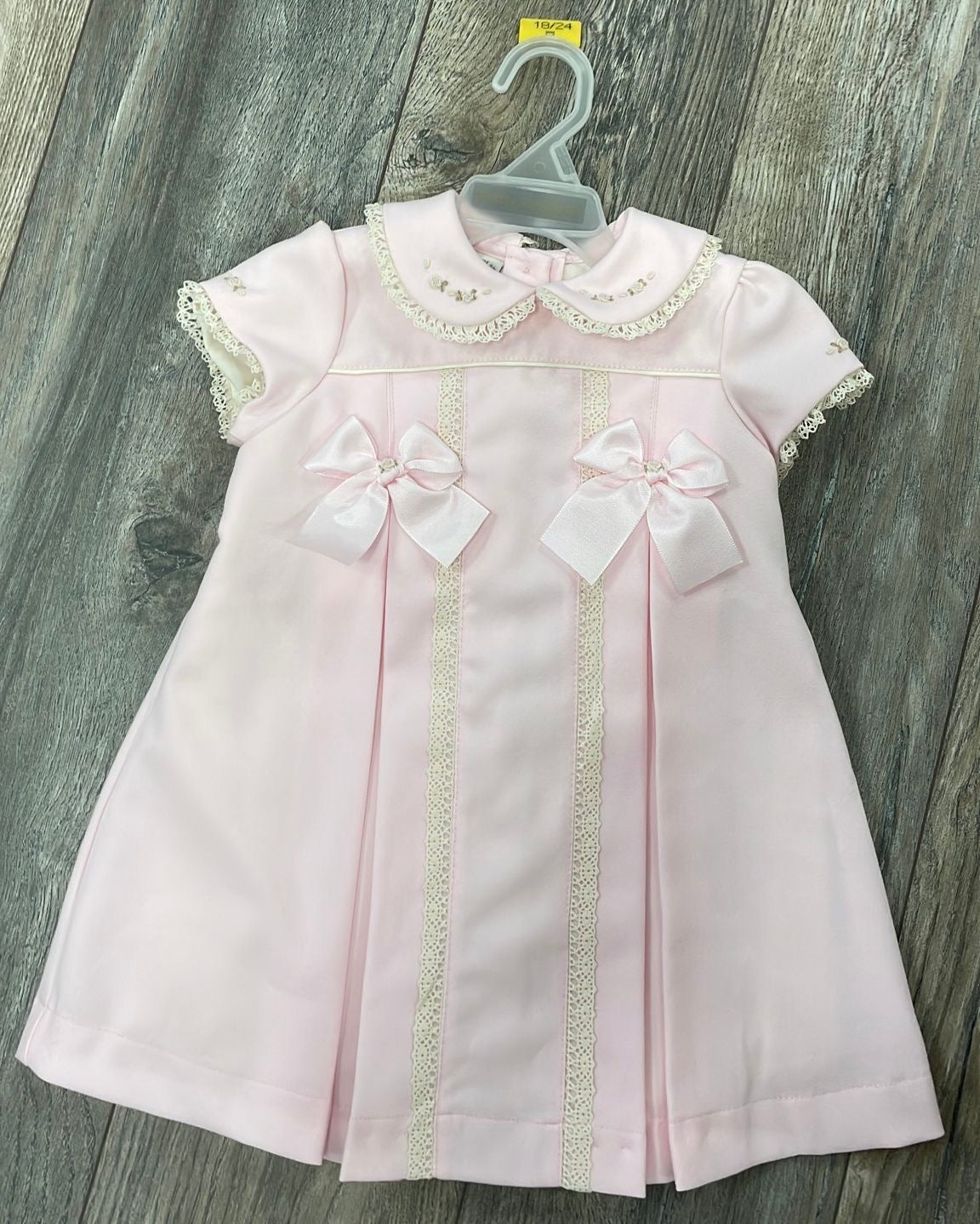 Pretty Originals pink bow dress