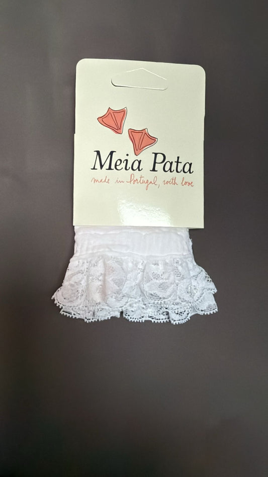 Meia Pata Frill Lace ankle sock