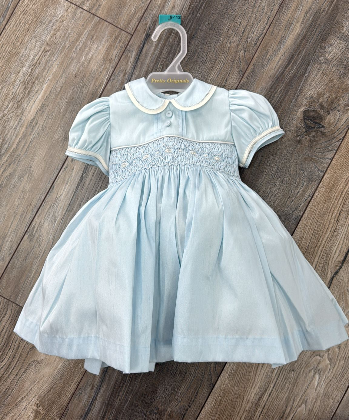 Pretty Originals Blue Smock dress