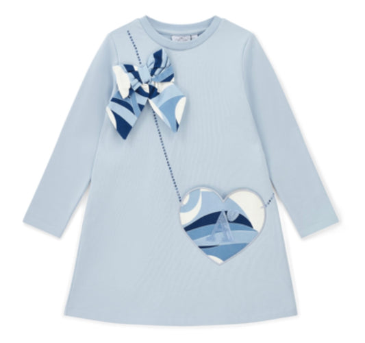 Adee Lotus Handbag print dress