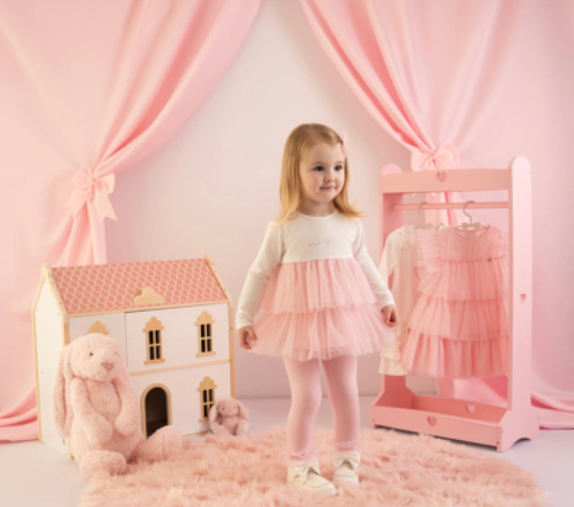 Little A Kayla Pink legging set