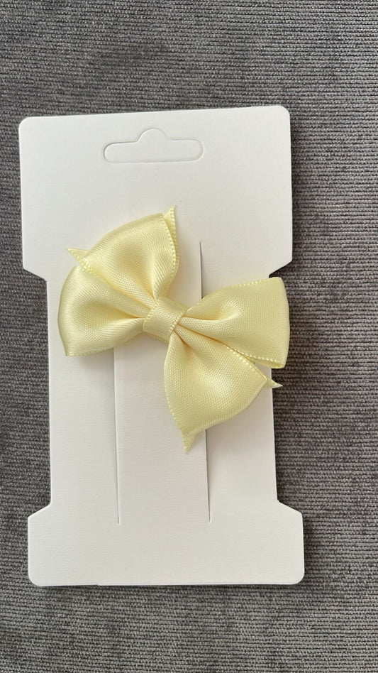 Lemon Bow Clip