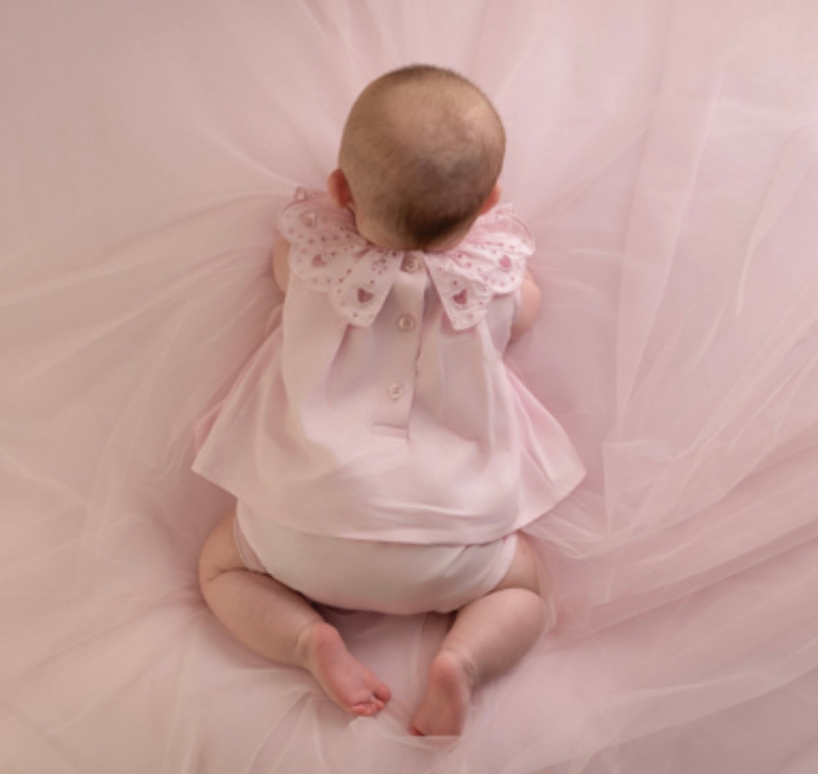 Little A Olga Pink Romper