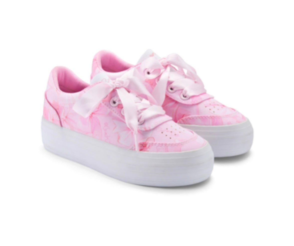 Adee Patty pink Platform Trainer