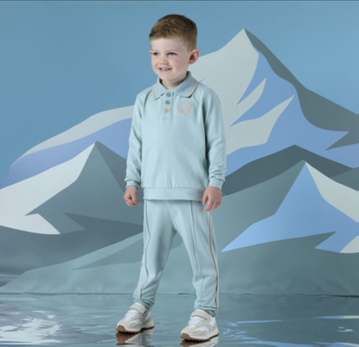 Mitch & Son Jordan Sage polo set