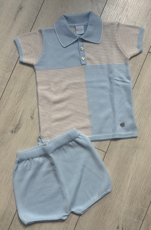 Granlei Boy Knit short set