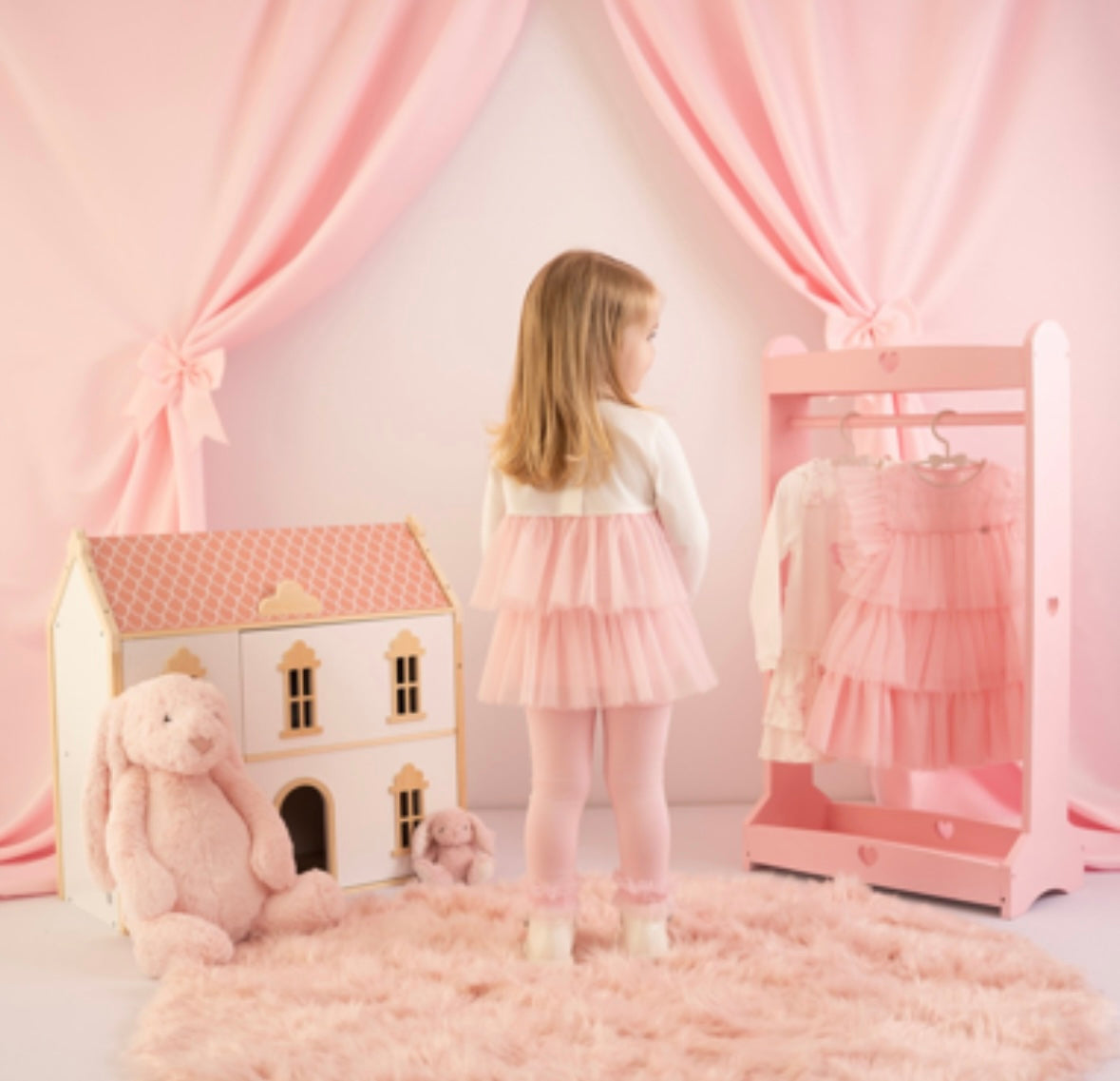 Little A Kayla Pink legging set