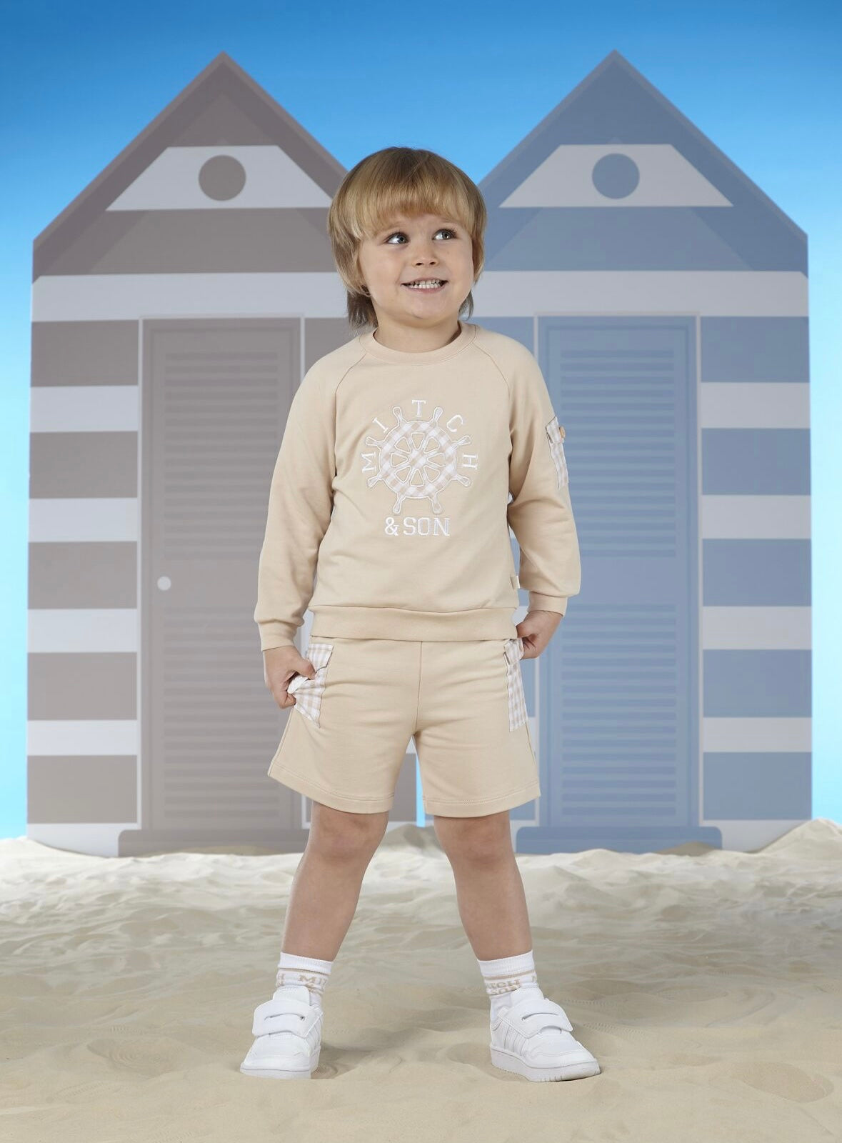 Mitch & Son Teller sweat short set