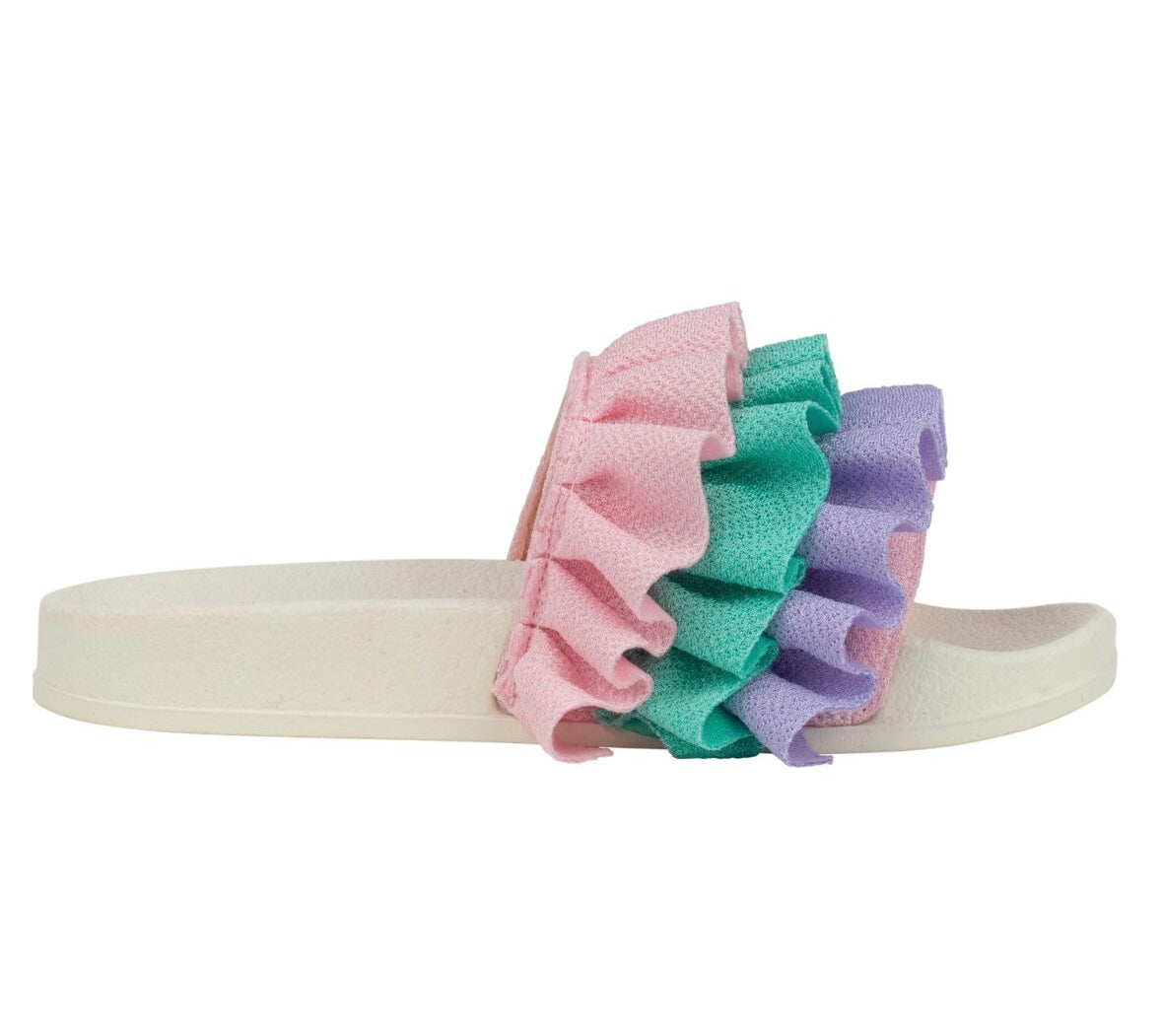 Adee Frilly Lilac sliders