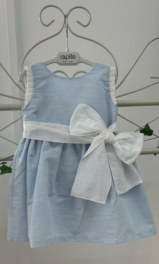 Rapife blue and white dress