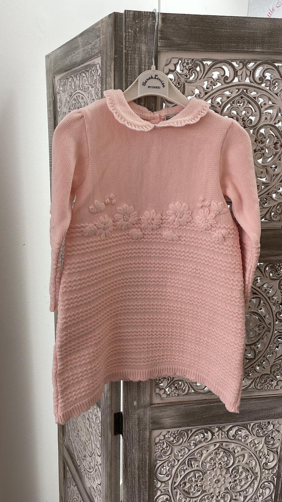 Sarah Louise Pink Knit Dress