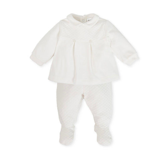 Tutu Piccolo White Two piece set