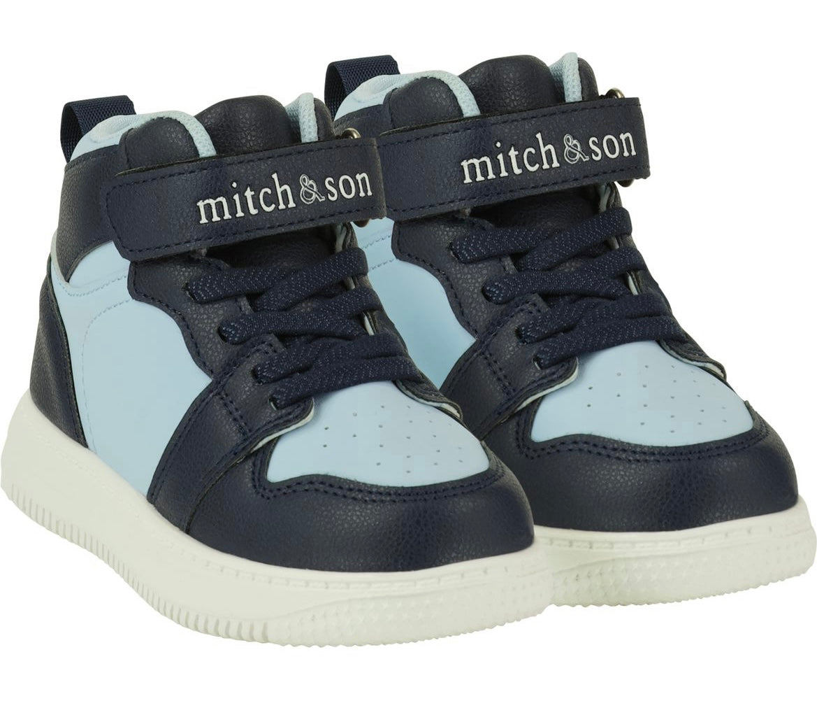 Mitch and son navy trainers