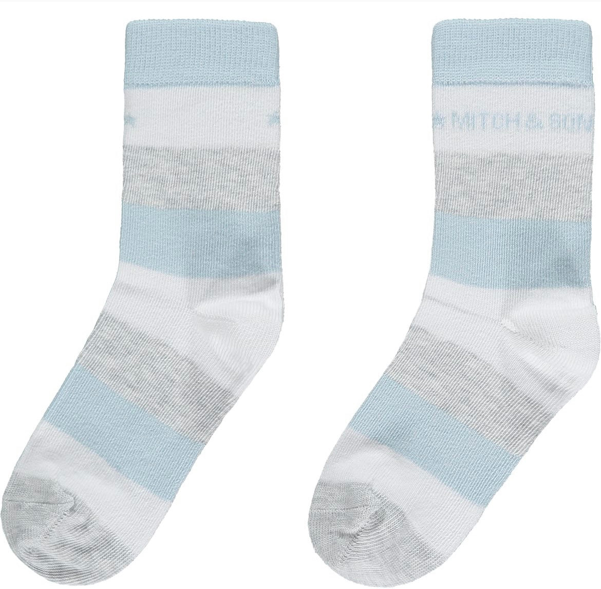 Mitch and son Nevada two pack socks