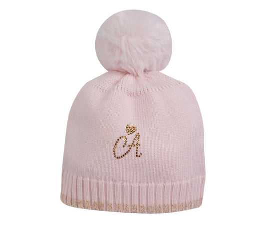 Little A Emberly pink hat