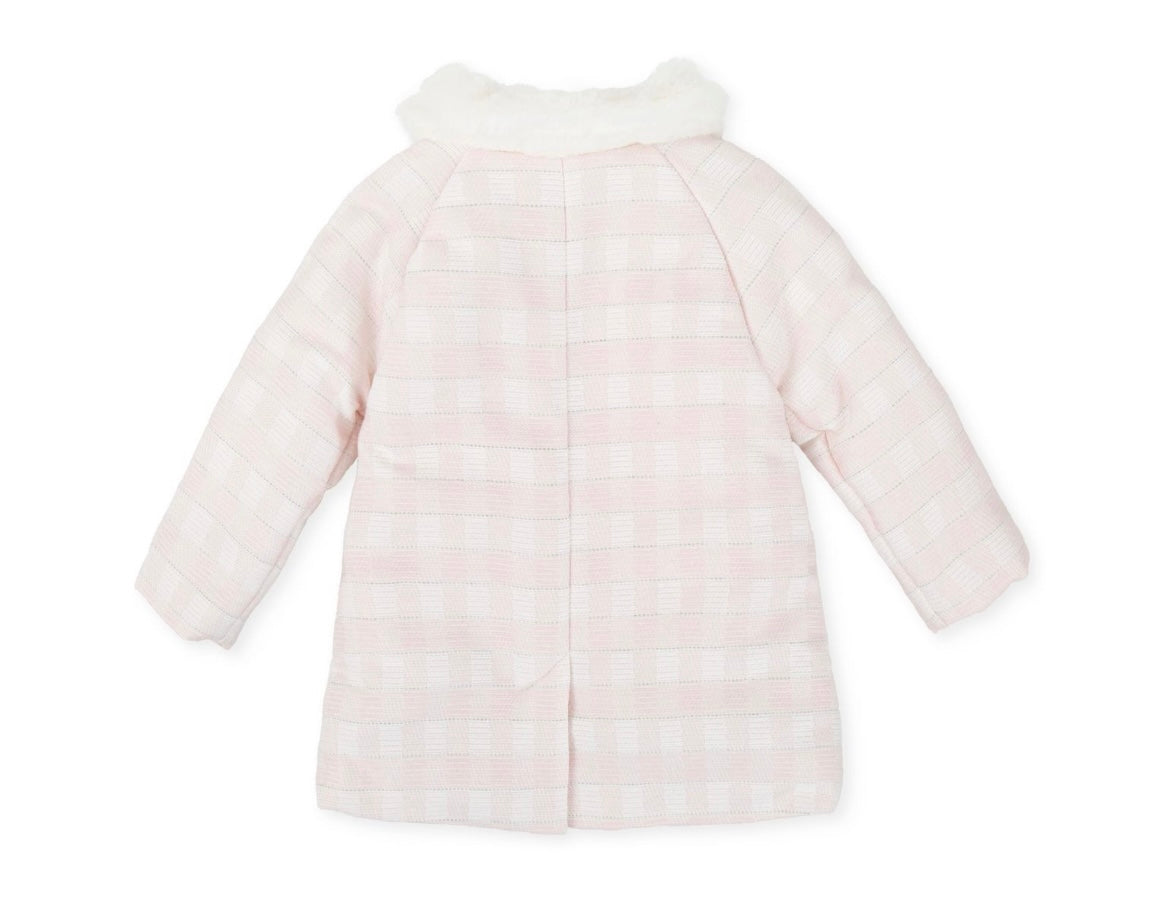 Tutu Piccolo Pink Check Coat