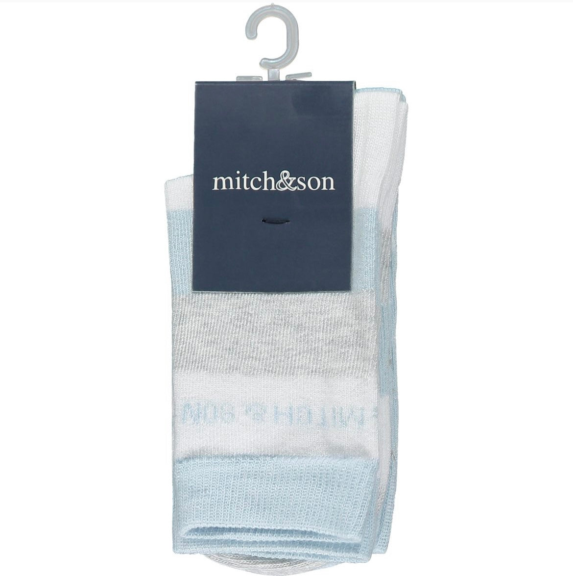 Mitch and son Nevada two pack socks