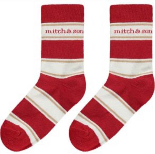 Mitch and son Oswald two pack socks