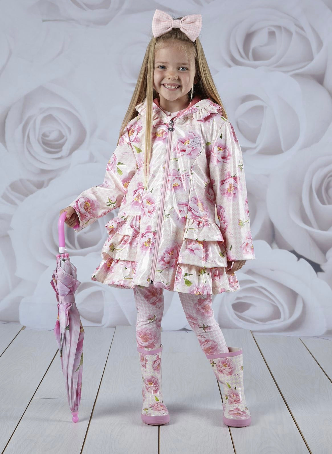 A Dee Anna Peony Raincoat