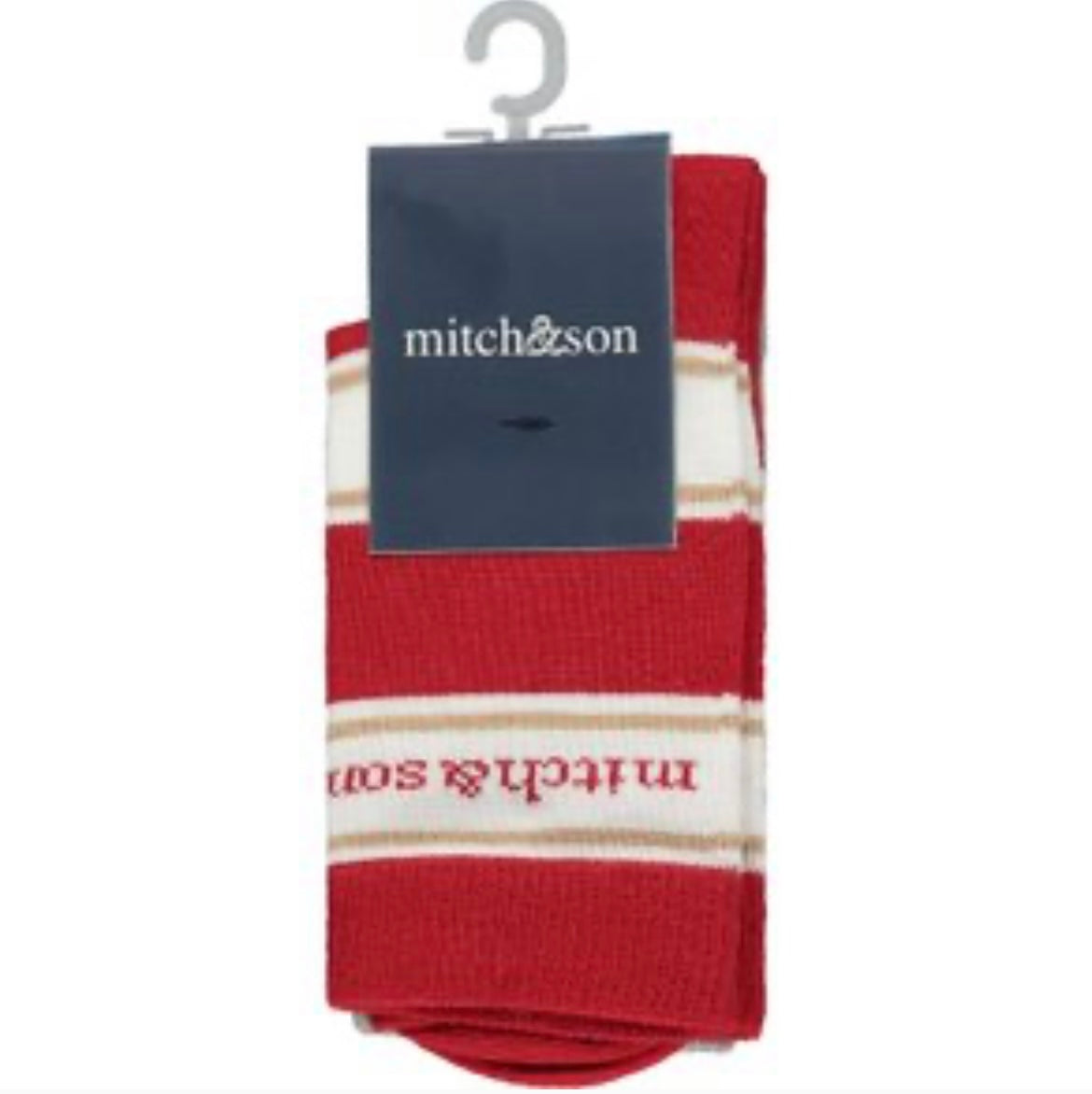 Mitch and son Oswald two pack socks