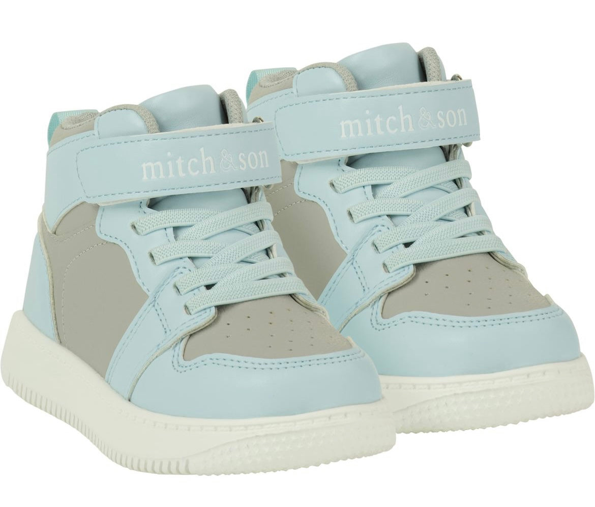 Mitch and son jump trainers