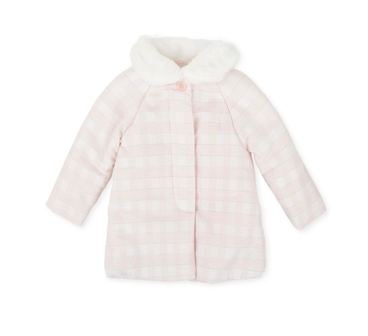 Tutu Piccolo Pink Check Coat