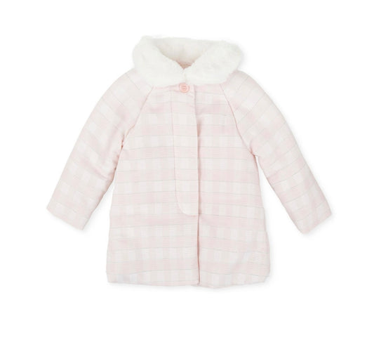 Tutu Piccolo Pink Check Coat