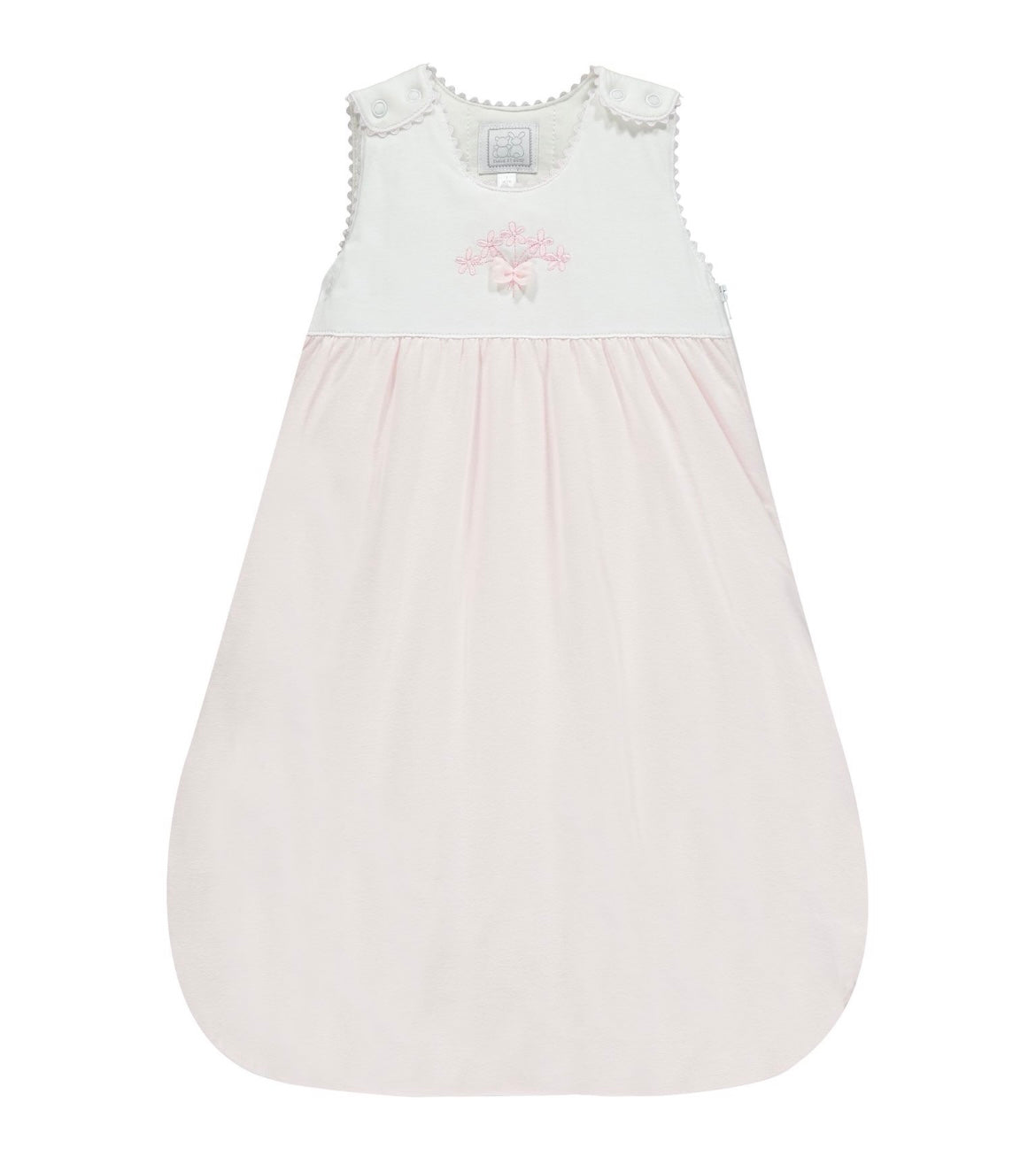 Emile Et Rose Pink and White Sleeping Bag