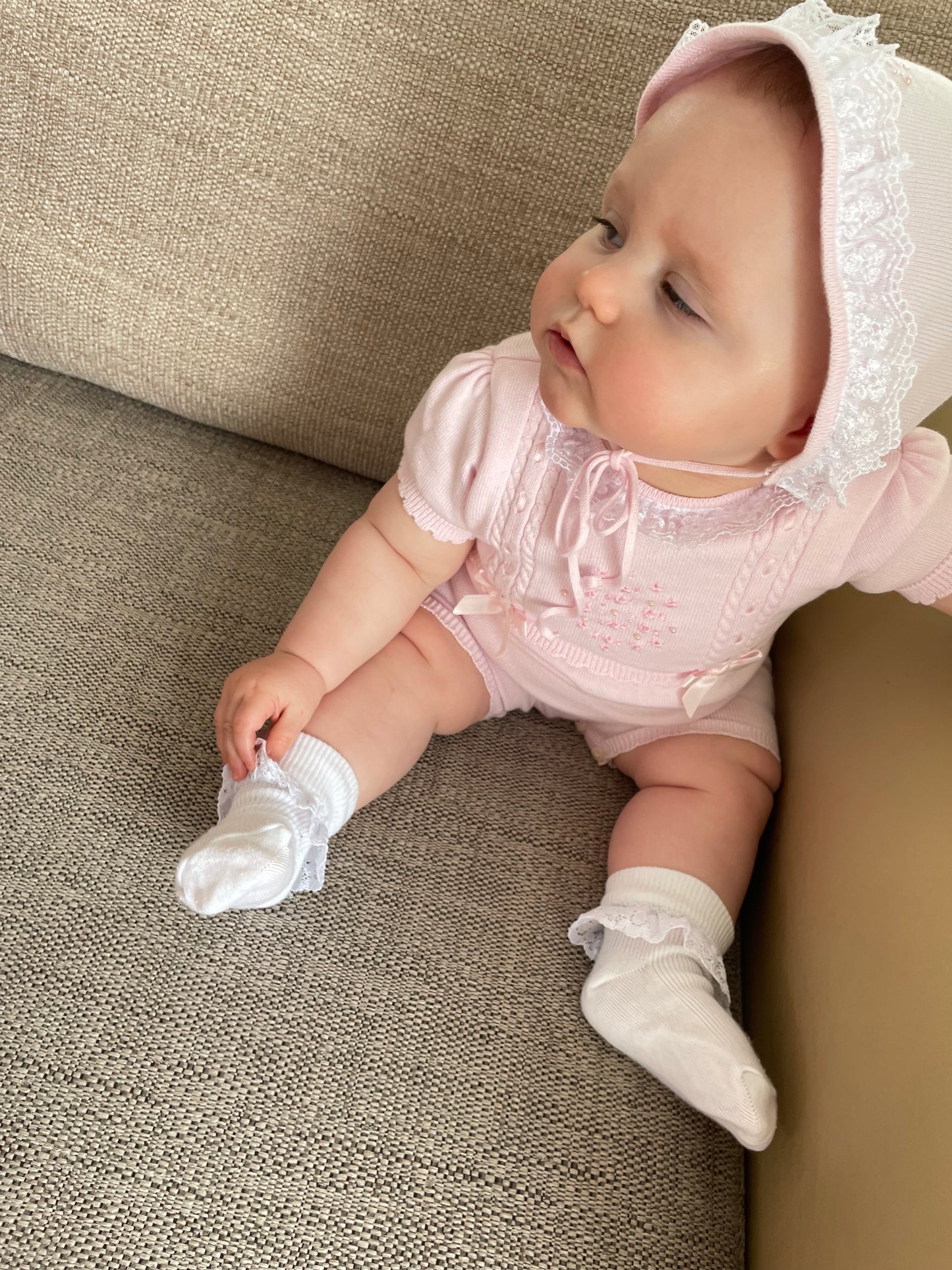 Sarah Louise Romper & Bonnet