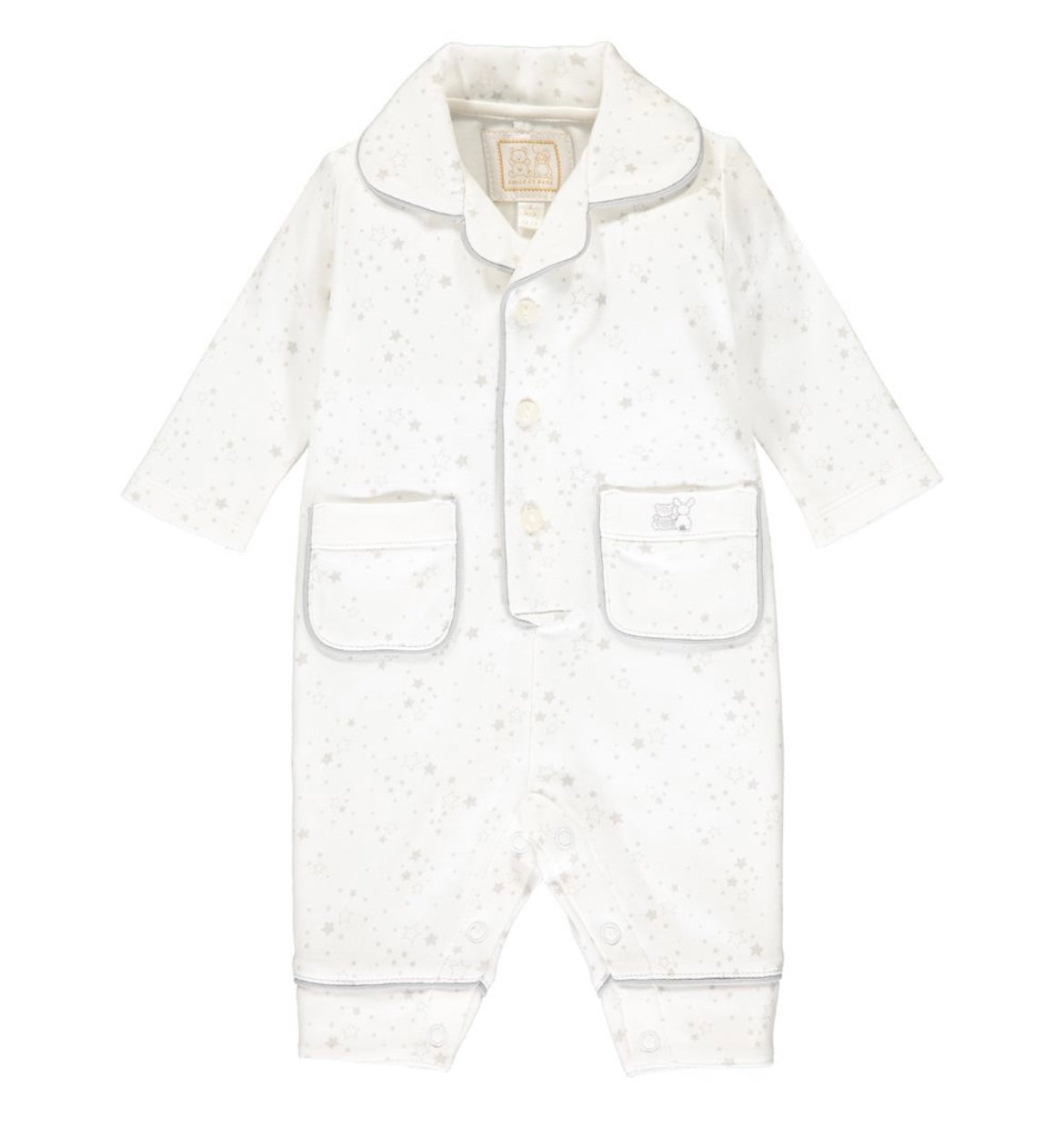 Emile Et Rose Grey and White Pyjamas