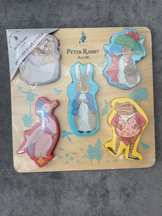 Peter Rabbit Wooden Shape Puzzle