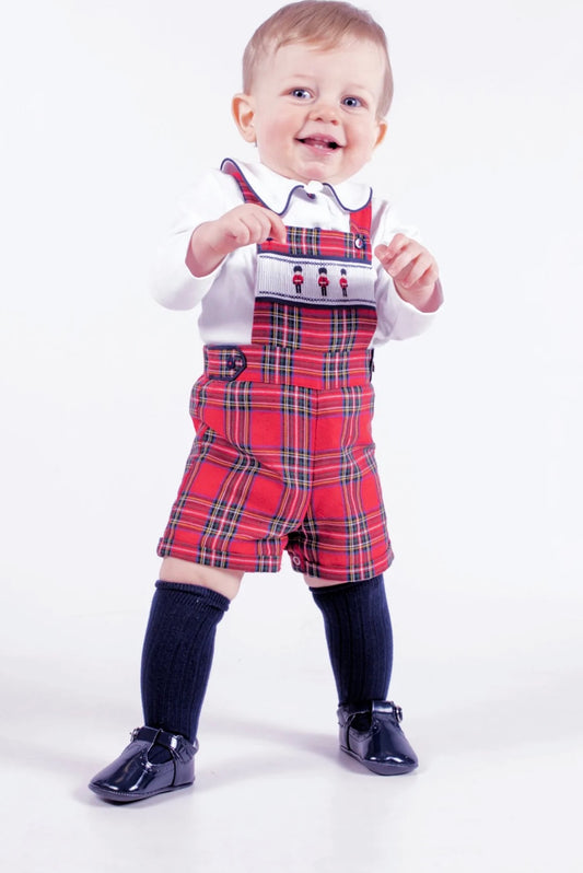 Beau Kid Tartan Solider Set