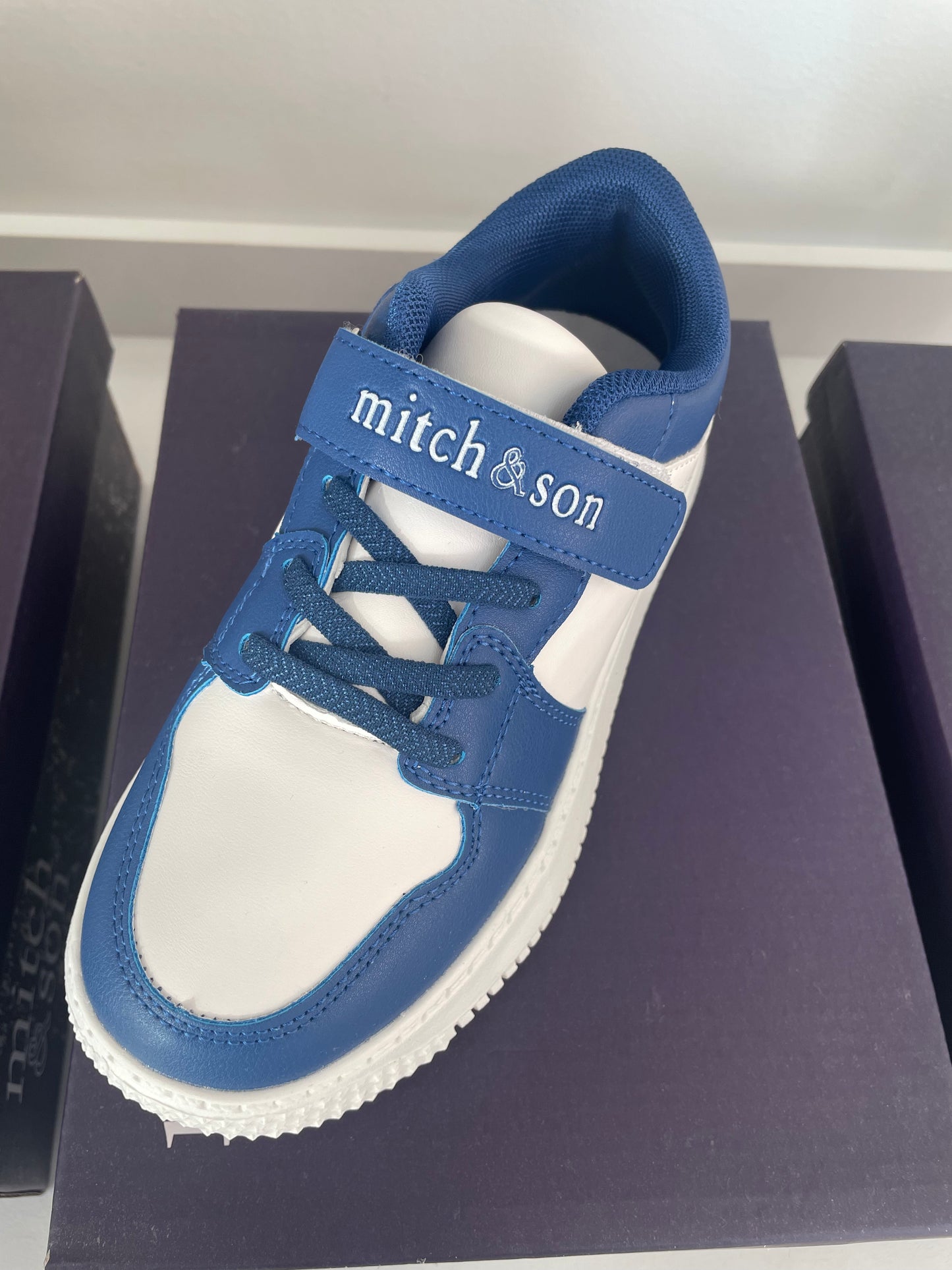 Mitch and Son Blue Trainers