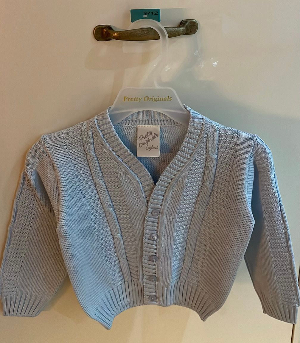 Pretty Originals Blue Boys Cardigan