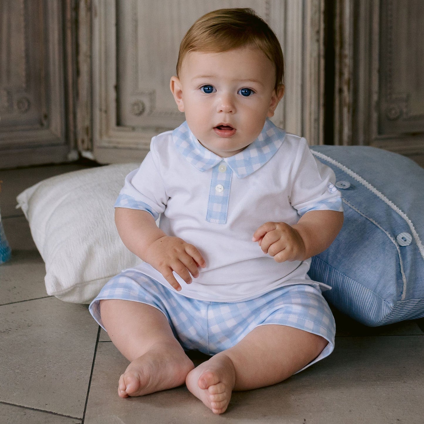 Emile Et Rose Boys Shorts and Polo