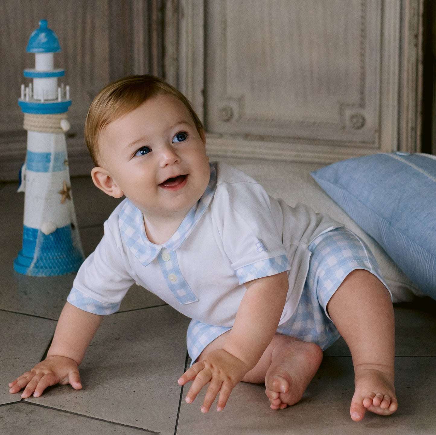 Emile Et Rose Boys Shorts and Polo