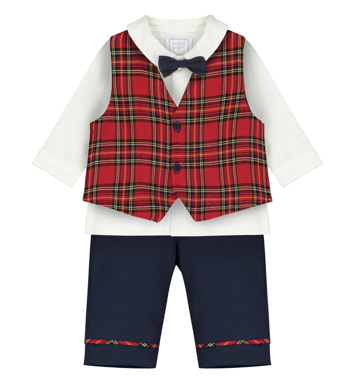 Emile Et Rose Three Piece Tartan Set